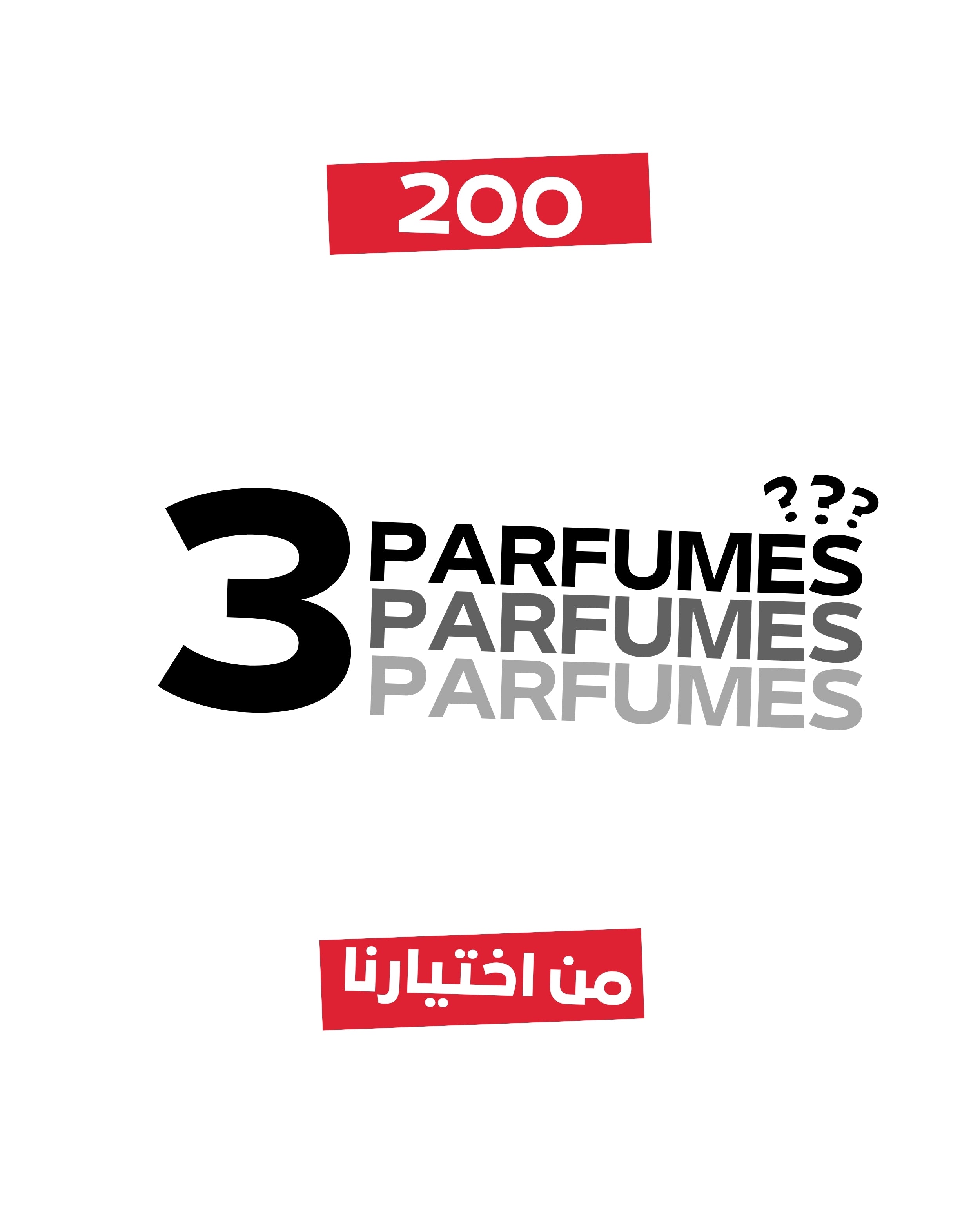 3 PARFUMES 10ML